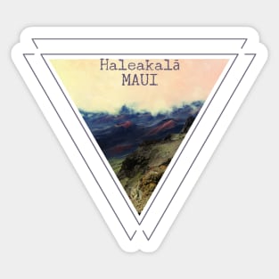 Haleakala National Park Maui Hawaii To travel is to live Sticker